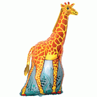 Giraffe Safari Party Supershape Balloon